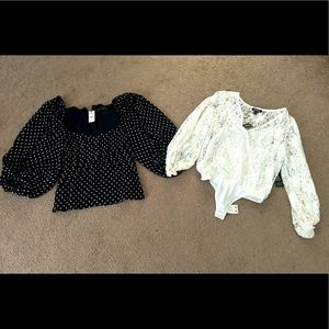 2 Brand New Express Tops - Small